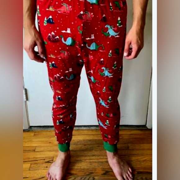 Sold Matching Family PJ Christmas Dinosaurs Mens L/XL or Ladies XL/2XL - Picture 3 of 9